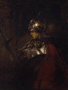 REMBRANDT Harmenszoon van Rijn A Man in Armour (mk33) china oil painting reproduction